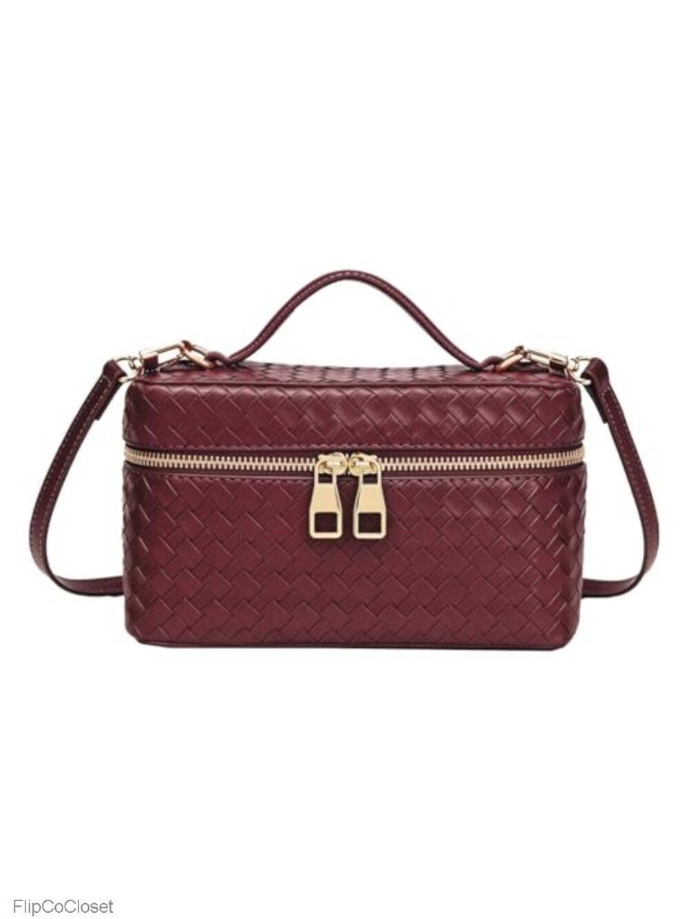 Mini PU Leather Square Crossbody Satchel Shoulder Bag
